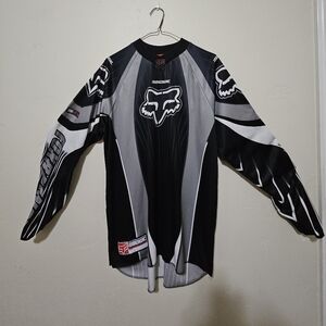 Fox Black and Gray Performance Jersey